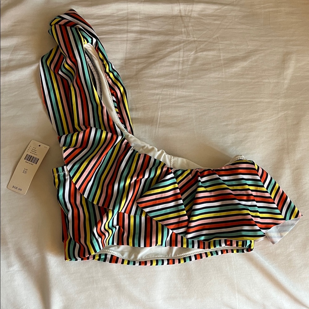Anthropologie One-Shoulder Swimsuit Top